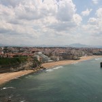 Coastline in Biarritz
