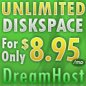 DreamHost.com Unlimited bandwidth and diskspace